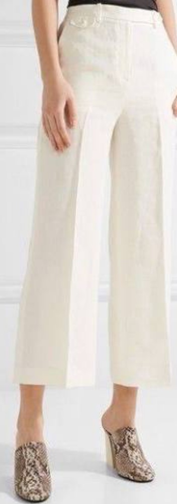 Theory Nadeema Linen cropped pants nwot